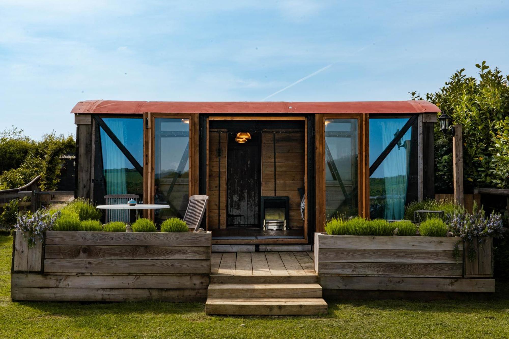 Swallowfield Glamping-Station Master Yeovil Esterno foto